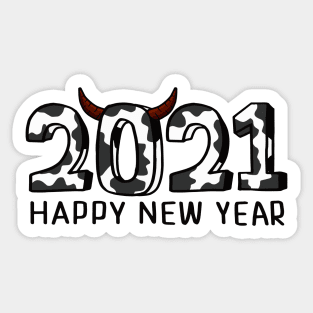 Happy New Year 2021 Sticker